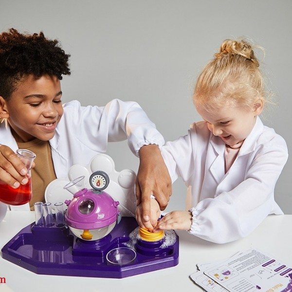 科学罐头泡泡科学实验高级实验室STEAM儿童早教玩具